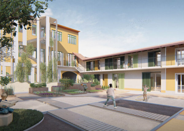 Ristrutturazione della Scuola Santa Cristina a Borgomanero